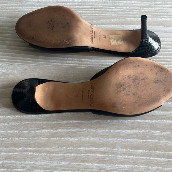 Jimmy Choo Open Toe Black Sandals size 39 - Picture 12 of 12